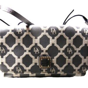 Dooney & Bourke Crossbody Handbag Gray White NWOT